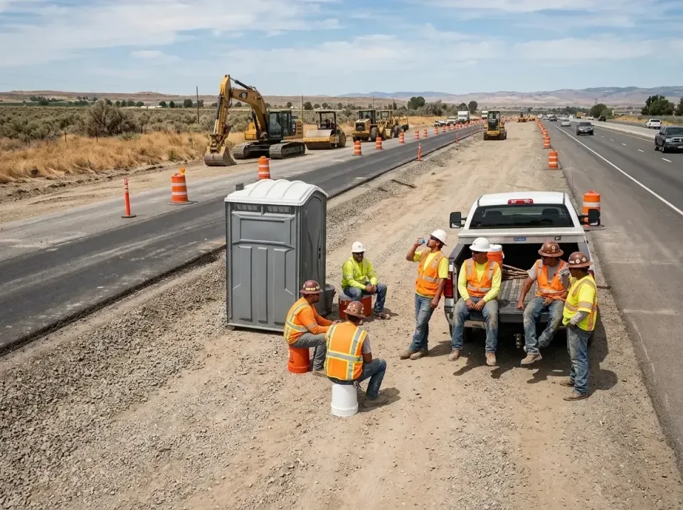 highway-road-construction-crew-007 — frequently asked questions, Porta Potty and Restroom Rentals in Brown Station, MD